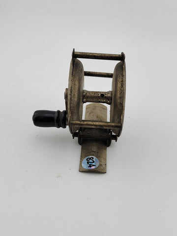 Rare Antique Early 19th-century Unmarked fly fishing reel. Collectible Item.