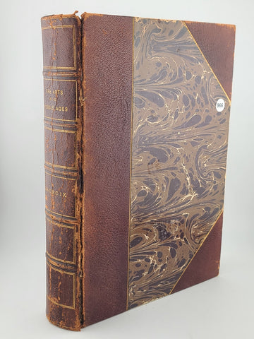 Antique 1875 Lacroix Arts of the Middle Ages19 chromolitho plates 400 engravings