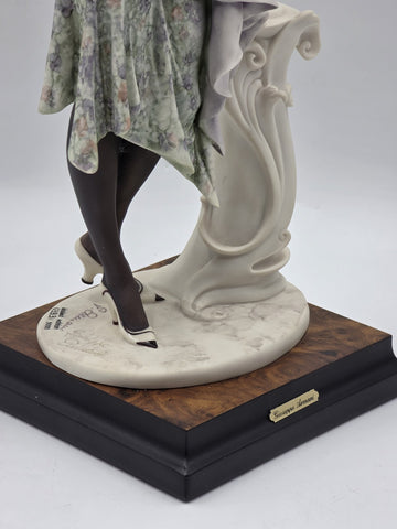Giuseppe Armani Black Lady w Elephant 194/C Hand Signed LE 4393/5000 W COA & Box