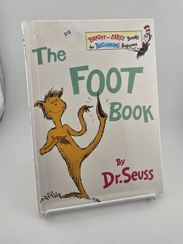 Vintage Hardcover: The foot book Dr. Seus 1st Book Club Edition Random House