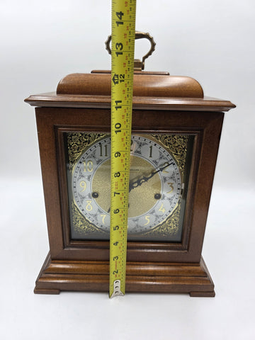 Beautiful Vintage Howard Miller Barwick 8 Day Triple Chime Clock Working Cond.