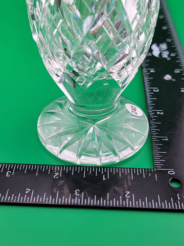 Vintage Waterford Crystal Retired Glandore 7" Vase Made In Ireland