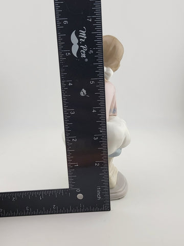 LLADRO PORCELAIN FIGURINE #7620 "BEST FRIEND" Girl with Teddy Bear VINTAGE SPAIN