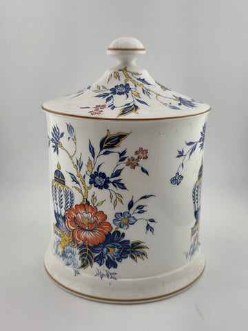 Antique Crown Staffordshire Sugar Dish Mustard Pot Rare Pattern. VG Condition