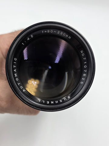 Private: Vtg Canon F-1 35mm Film Camera Kit w/ FD 50mm f/1.4 S.S.C. & 90–230mm