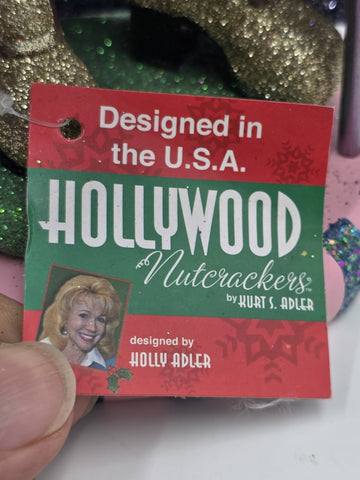 Kurt S. Adler 15-Inch Hollywood Sugar Plum Drosselmeyer Nutcracker, Multicolor