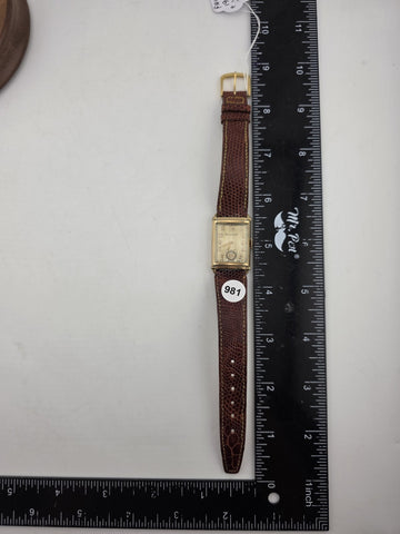 Private: Antique 1941 Bulova President 10k GF Wristwatch. Phil Collins Estate.