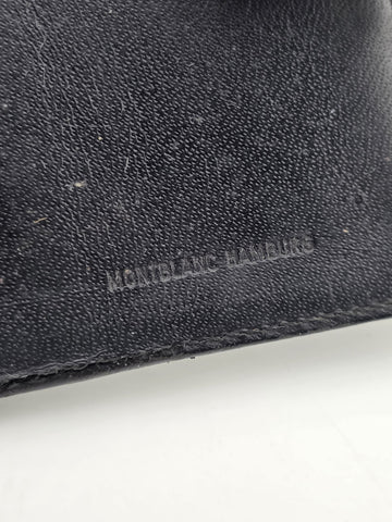 VTG MONTBLANC BOHEME 106788 POCKET ORGANIZER-WALLET BLACK-PEARL LEATHER ITALY