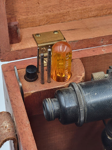 Vintage 1950's W&L.E. Gurley Transit Model Surveying Equipment w original case