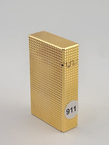 Vintage Collectible Authentic St Dupont 20 Micron Gold Plated Ligne 1 Lighter.