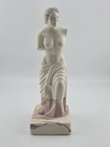 Vintage Venus de Milo Aphrodite Greek Goddess Chalkware Plaster Statue 8.5"