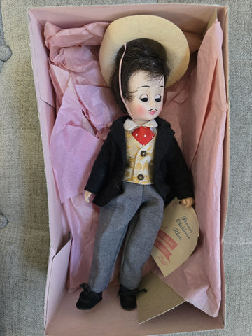 Rare Vintage Madame Alexander Doll-Rhett-1380-12"-1980's-vinyl-with box-USA