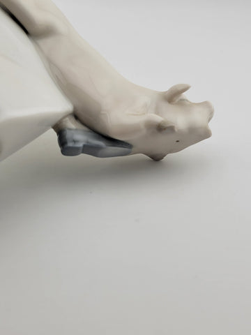 Vintage Lladro "Cook In Trouble" Boy With Pig #4608 Matte Finish. VG Cond.