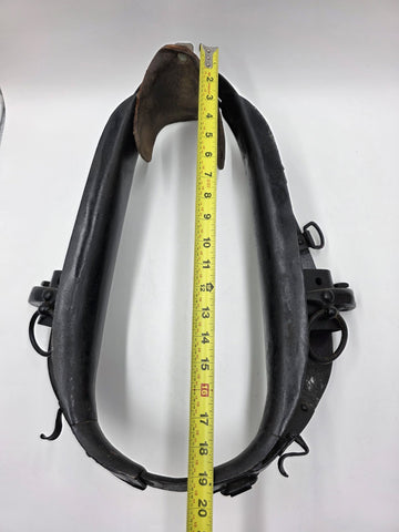 Ultra Rare Antique 19th C Drop Down Firefighting Station Clip On Horse Harness.