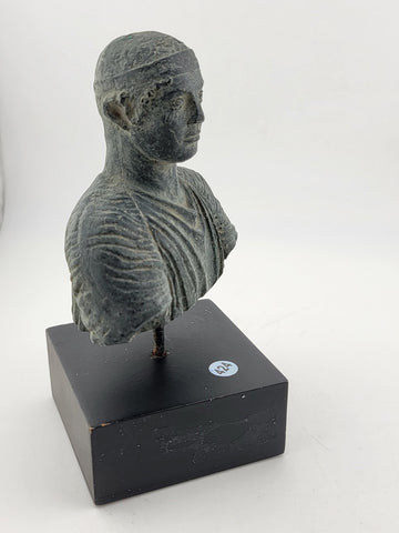 Vintage Miniature Charioteer from Delphi Sculpture Bust.