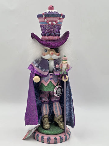 Kurt S. Adler 15-Inch Hollywood Sugar Plum Drosselmeyer Nutcracker, Multicolor