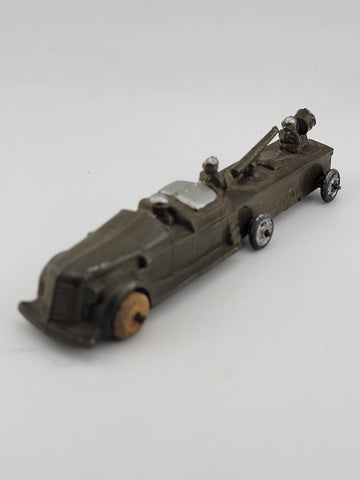 Antique Ralstoy 1930's US Army Truck with Spotlight and Artillery Gun Original