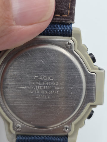 Private Vintage Casio Pro Trek PRT-30 1405 Twin Sensor Alti Thermo Digital Watch