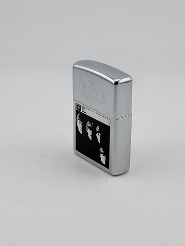 Zippo Lighter The Beatles - John Lennon, Paul McCartney, George & Ringo. Works.