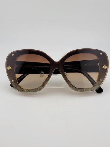 Rare Vintage Oversized Gucci Italy Womens Sunglasses GG2240 003 - 150-145.