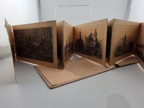 Civil War/ Indian War Era Centennial pocket album 1776-1876. Complete Booklet.