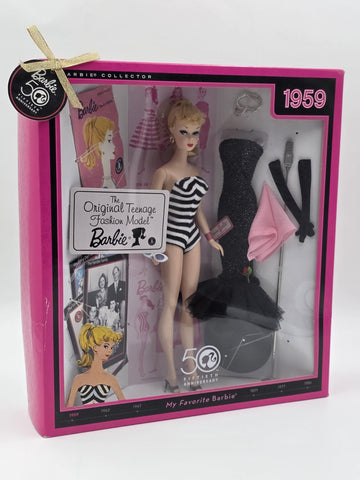 1959 50th Anniversary My Favorite Barbie The Original Teenage Fashion Model Doll