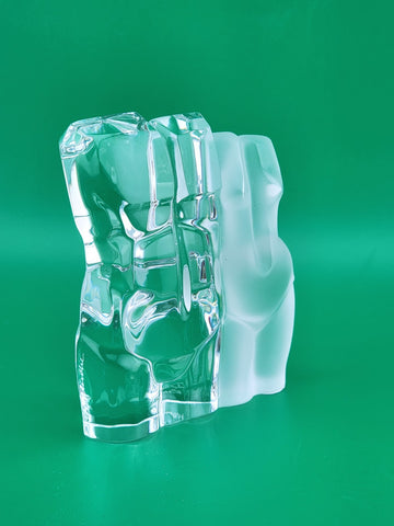 DAUM M. LEGENDRE MAN AND WOMAN 'UN HOMME ET UNE FEMME' TORSO SCULPTURE