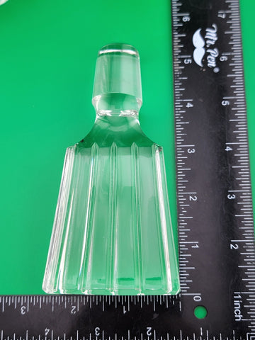 ANTIQUE HEAVY GERMAN MIKASA CRYSTAL LIQUOR EMPTY DECANTER WHISKEY SPIRITS