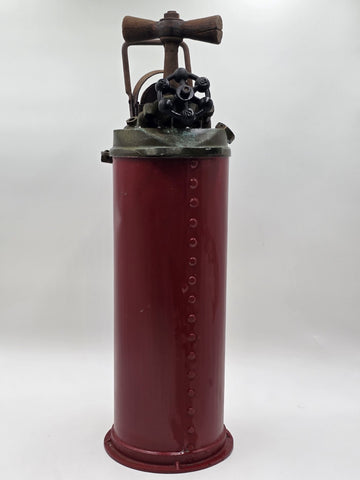 Antique Empty Pyrene 1 Gallon Air Pressure Fire Extinguisher Copper Body Vintage
