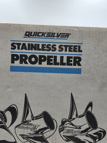 New Old Stock Quicksilver FP699 Stainless Steel Propeller Sealed Box USA 1993
