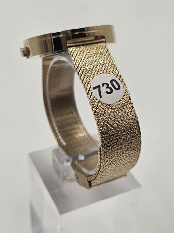 Versus Versace Carnaby Street Crystal Gold Mesh Women's 40mm Watch VSPCG3221