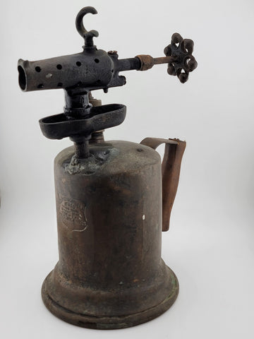 Antique Clayton And Lambert 1921 Brass Blow Torch Antique Torch UNTESTED
