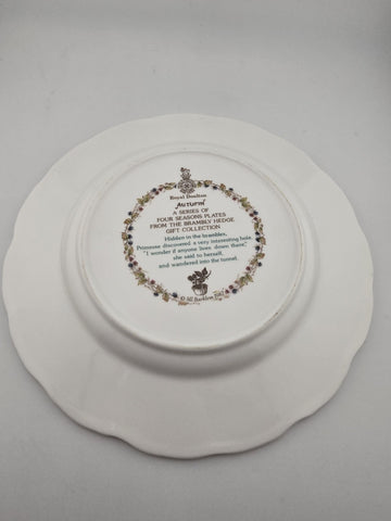 Collectible Royal Doulton Brambly Hedge Autumn Teacup/Coffee Mug & dessert plate