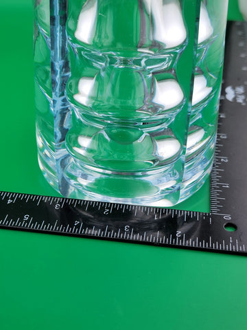 ORREFORS 1930s Edvin Ohrstrom Öhrström RARE Ribbed Optic Glass  Vase, Sweden