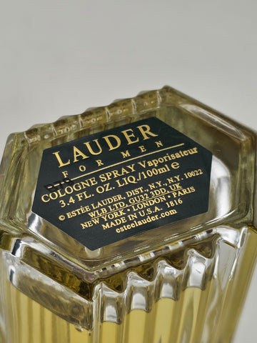 ESTEE LAUDER FOR MEN COLOGNE SPRAY 3.4OZ / 100ML  Vintage Old Formula NIB  RARE.