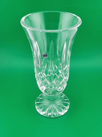 Vintage Waterford Crystal LISMORE 7" Flared Footed Vase Flower Vase 7"x3.5"