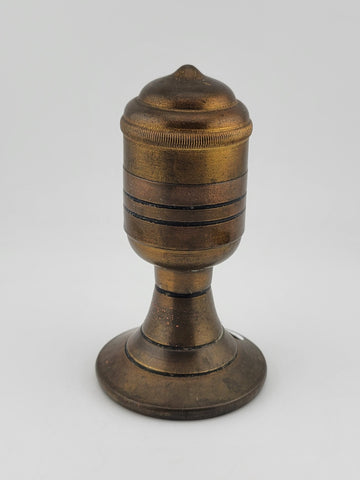 RARE COLLECTIBLE ANTIQUE  1920 'MOKO' DRGM BRASS PETROL TABLE LIGHTER, GERMANY