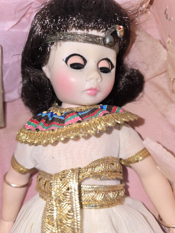 Rare Vintage collectible 1980's Madame Alexander 12” Cleopatra doll new in box.