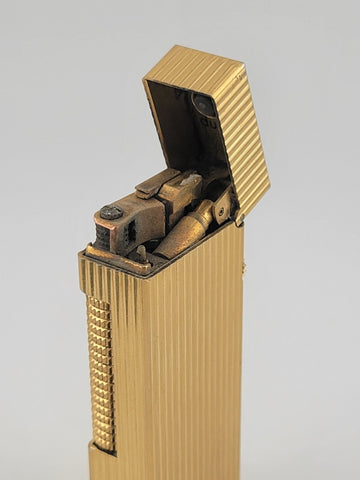 Vintage Dunhill Rollagas Gold Tone Made in Switzerland Very Clean. Untested.