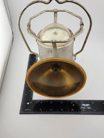 Railroad Coal Miner's Lantern Lamp-Delta Electric Co. Powerlite C 1950. Untested