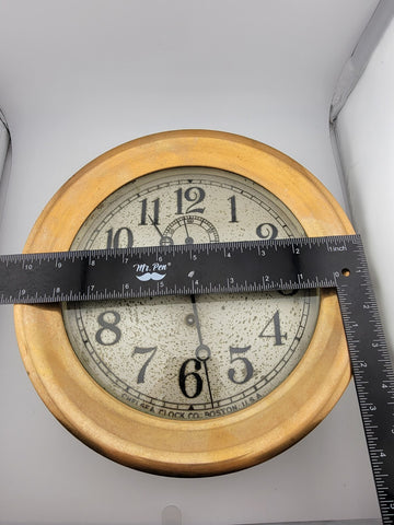 Rare Antique Large Chelsea Ships Clock 10” Brass. Good Condition. Sold As-is.