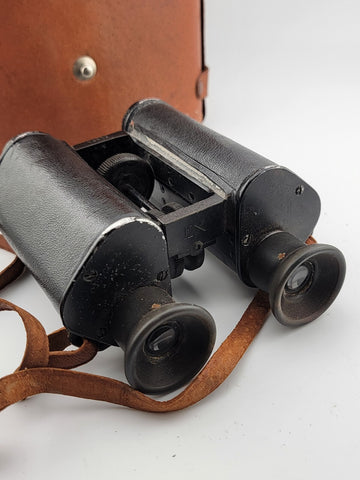 Rare Antique 1900's Germany CP GOERZ of Berlin Trieder 12x Twin-Wheel BINOCULARS
