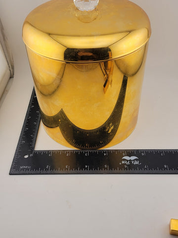 ViSet Of Valerio Albarello 24k Gold Electroplated Swarovski Crystal Cocktail Set