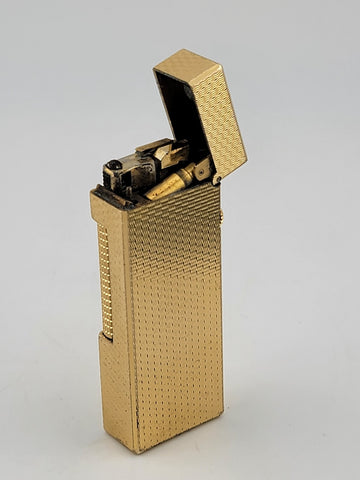 Vintage Dunhill Rollagas Gold Tone Made in Switzerland Very Clean. Untested.