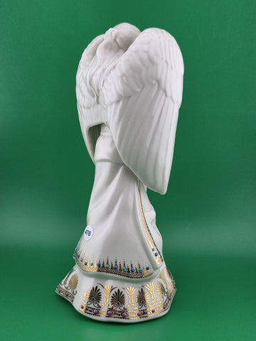 Lenox China Jewels Collection Angel of Harmony Ivory Porcelain & Gold Trim 9.5"