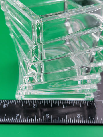 Vtg ROSENTHAL Studio-Linie Crystal Turnus Geometric Vase/Candle Holder Germany