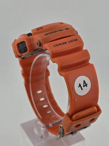 Vintage Casio G SHOCK G-9100R GULFMAN RESCUE STOCK WATCH Men in Rescue Orange