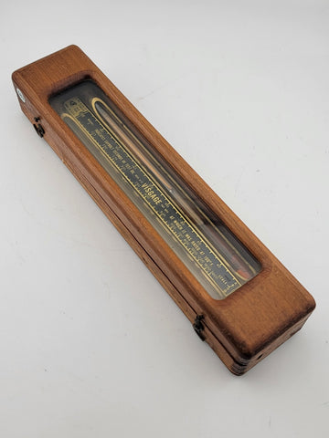 Rare Antique Louis Eitzen Visgage Oil Viscosity Comparator Instrument w/ Case
