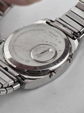 Rare Vtg Seiko Lot Of 5 Collector World Digital Timer Alarm Quartz Watches Read