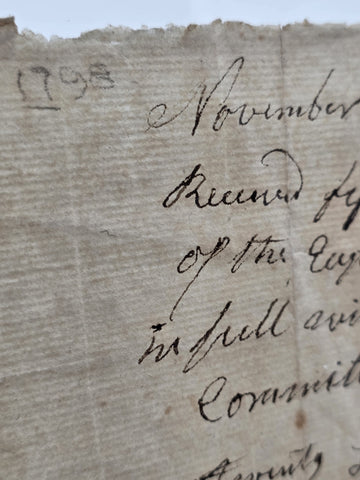 Ultra Rare 1798 Enoch Whipple Signed Church Receipt Salisbury MA Pulpit Payment